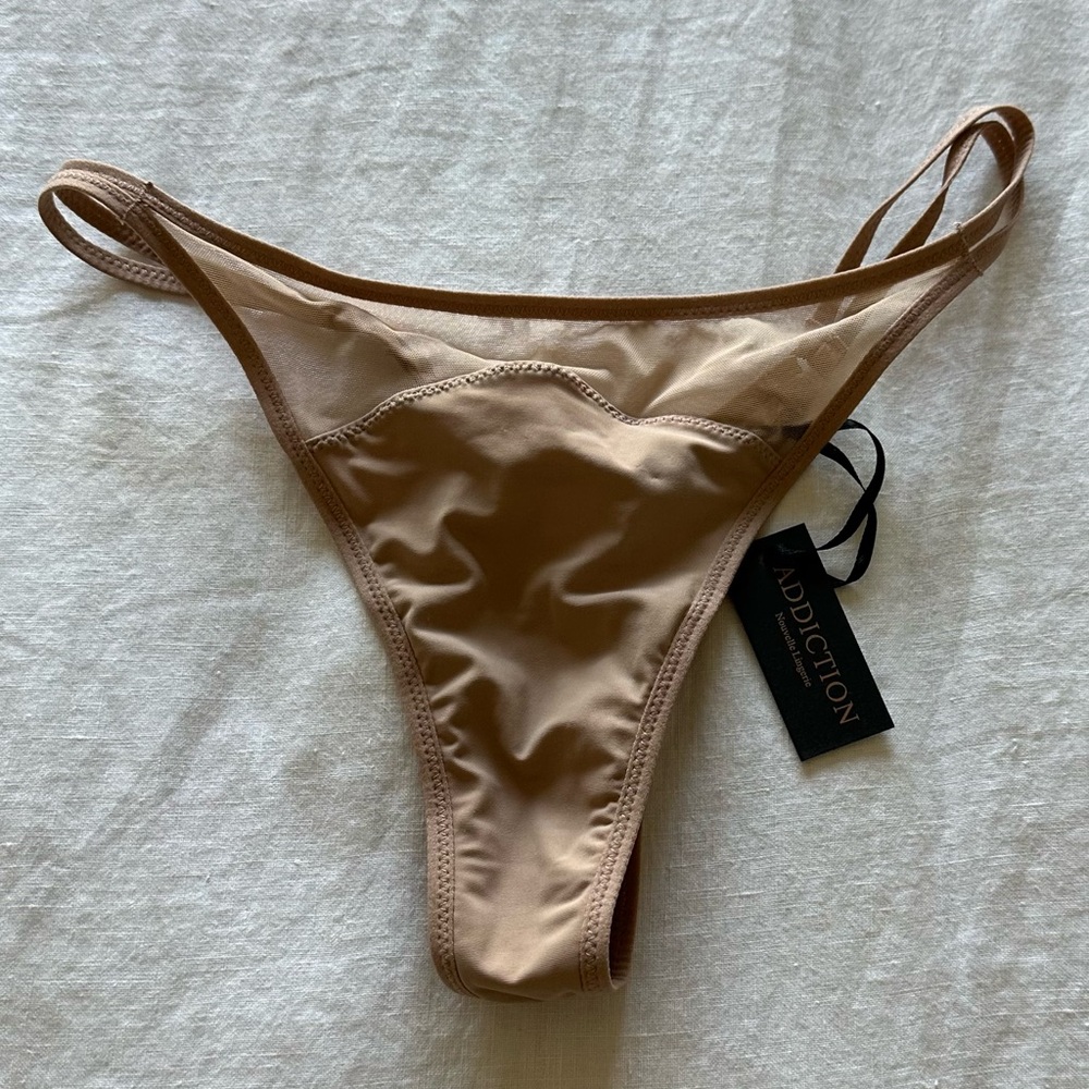 Addiction Tan Bikini Bottom